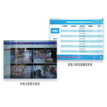 检测线大屏语音播报系统